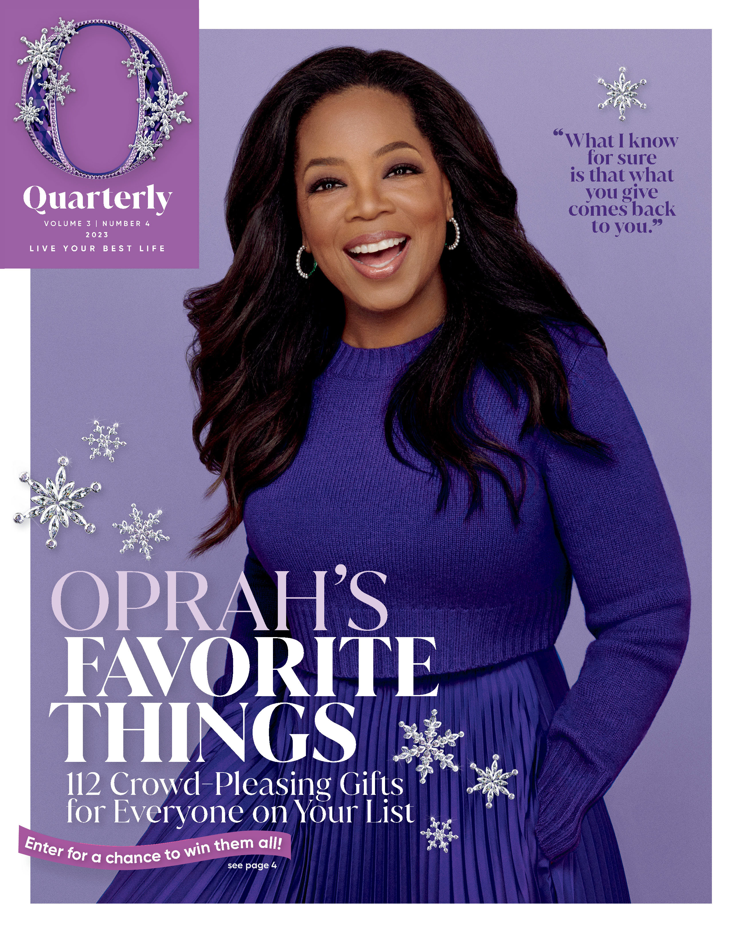 O, The Oprah Journal  Mini Lemon Cake With Berries OPR cov