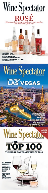 Wine Spectatir Magazine Covers