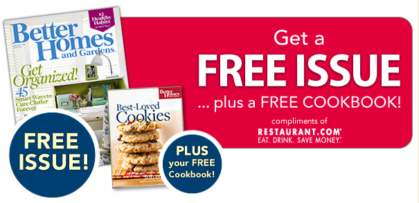 FREE Issue of Better Homes and Gardens and Best-Loved Cookies Cookbook Restaurant_redemp1