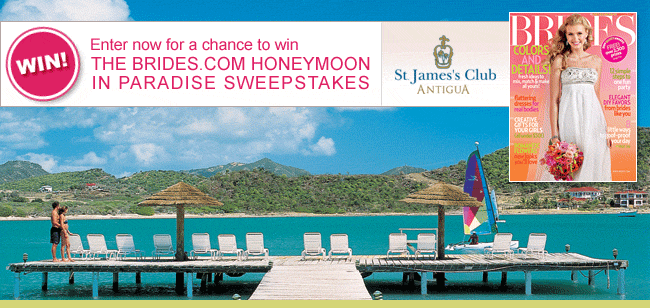 Enter now for a chance to win a honeymoon in paradise