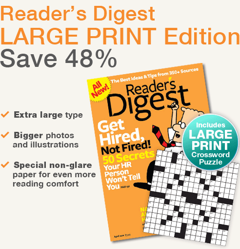Reader's Digest Large Print