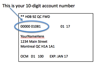 Account Number Guide