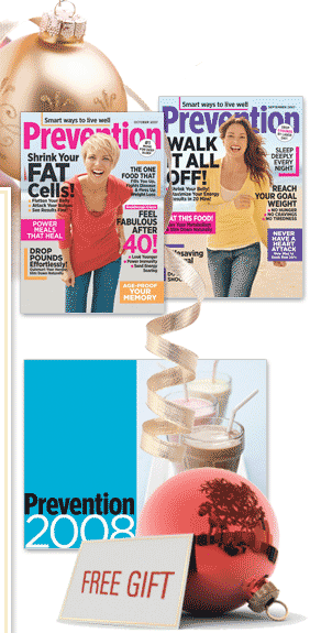 It’s easy to give Prevention for the holidays!