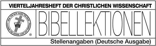 Christian Science Bible Lesson – German Quarterly